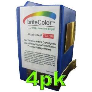  4pk BriteColor brand 793 5 compatible with Pitney Bowes 