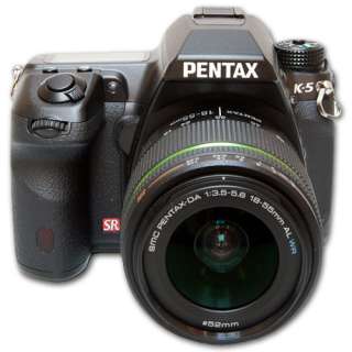 Pentax K 5 SLR Camera W/18 55mm Zoom Lens (Black) 027075176683  