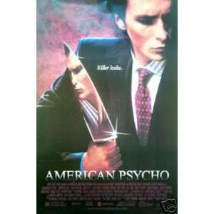 American Psycho Original Single Sided 27x40 Movie Poster   Not A 