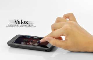 Velox 3G Android 2.3 Smartphone with 4.3 Inch HD Touchscreen (High 