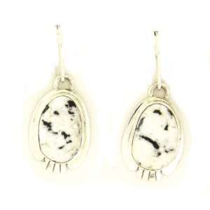  Earrings   White Buffalo on French Wires Jewelry