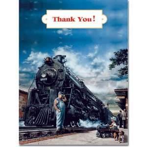  Whistle Stop Train Party Thank You Cards Toys & Games