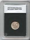 1916 Silver 10C Barber Dime Unc+ 95% Untoned White Coin