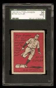 1935 Schutter Johnson #3 Kiki Cuyler Card PSA 2 SGC 30  