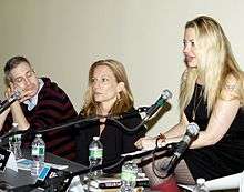 Strauss, Kathryn Harrison and Elizabeth Wurtzel on a panel 