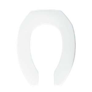 Bemis 2155SSC000 Plastic Open Front Less Cover Elongated Toilet Seat 