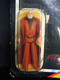Star Wars ROTJ Carded Gray Haired Ben (Obi Wan) Kenobi Figure Kenner 