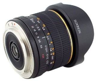 Rokinon FE8M C 8mm F3.5 Fisheye Lens for Canon   Black