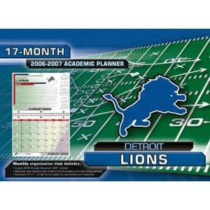  Detroit Lions 8x11 Academic Planner 2006 07 Sports 