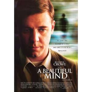Beautiful Mind 27 X 40 Original Theatrical Movie Poster