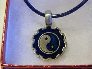 NEW  YING YANG CORDED NECKLACE  