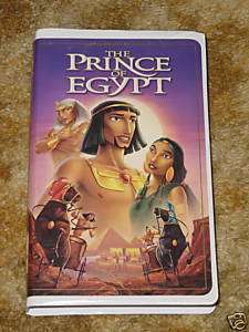 The Prince of Egypt VHS Clamshell MINT Dreamworks Anim 667068484830 