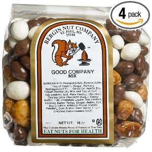 Bergin Nut Company Good Company Mix, 16 Ounce Bags (Pack of 4)  