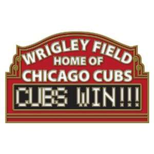  Chicago Cubs Wrigley Field Cubs Win Cloisonne Pin 