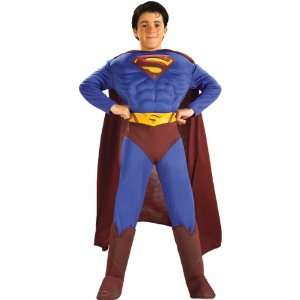  Superman Costume Muscle Chest Child Medium 8 10 Superhero 