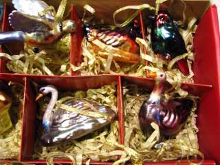   BOX~Williams Sonoma~12 Twelve Days Of Christmas Ornaments~12 ct  