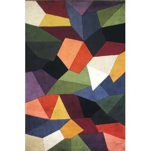   Rugs Signature 9086 Multi Prisms Round 7.60 Area Rug