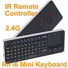 4G 2.4GHz Rii Mini i6 Wireless Keyboard IR Universal Remote Control 