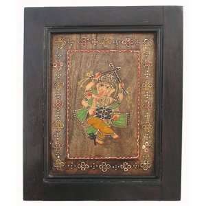  Ganesh Wood Plaque