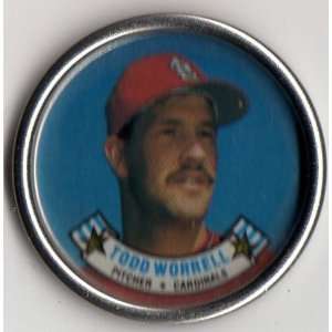  1988 Topps Baseball Silver Coin #60 Todd Worrell 