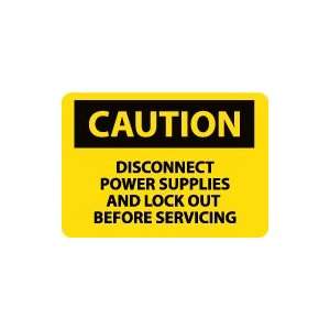OSHA CAUTION Disconnect Power Supplies And Lock Out Before Servicing 