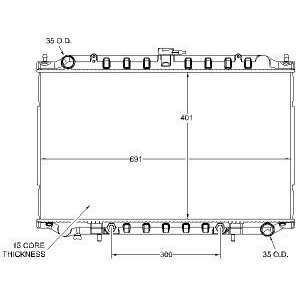  Visteon 9834 Radiator Automotive