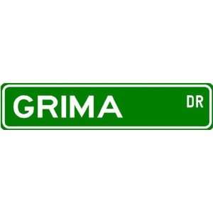 Grima Street Sign ~ Martial Arts Gift ~ Aluminum  Sports 