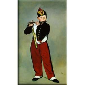  The Fifer 9x16 Streched Canvas Art by Manet, Eduard