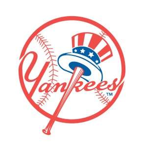 NY Yankees 3 x 3 Car Decal Sticker  