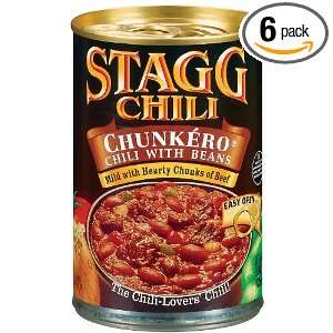 Stagg Chunkero Chili with Beans, 15 Ounce (Pack of 6)  