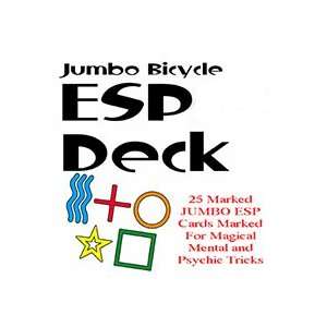   Deck Jumbo Bicycle cards card magic trick mind read 