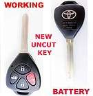 NEW TOYOTA COROLLA CAMRY AVALON REMOTE UNCUT KEY with TRANSPONDER CHIP 
