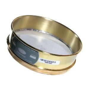 Advantech Brass Test Sieves with Stainless Steel Wire Cloth Mesh, 8 