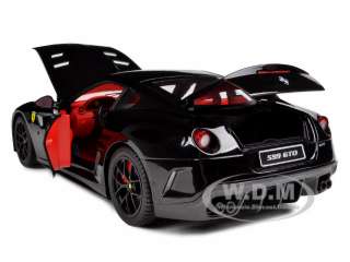 2011 2012 FERRARI 599 GTO BLACK 1/18 DIECAST MODEL CAR  