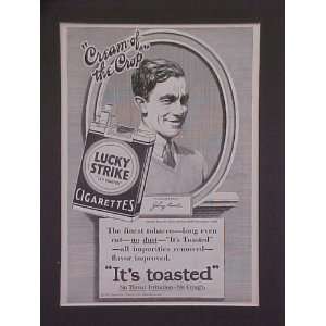   1928 Lucky Strike Cigarettes Advertisement Bulletin Matted Frameable