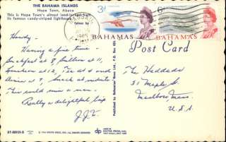 Hope Town Abaco Bahama Islands Postcard  