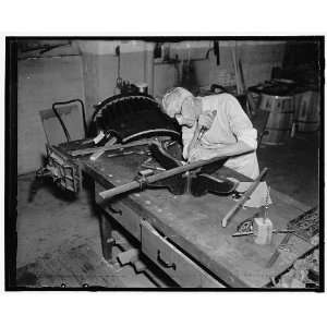   Graves repair woodworking shop. Capitol ship? 1937