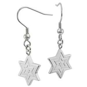 AAB Style ESSX 1 Dangling Judaica, Star of David, Stainless Steel 