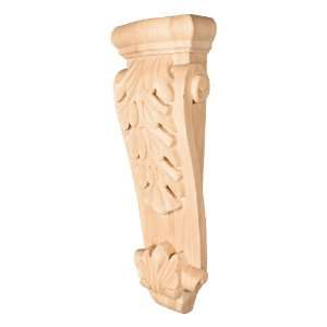  Acanthus Low Profile 14 in. Wood Corbel