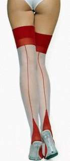   Style Flat Knit Thigh High Stockings Nylons Hosiery 2056  