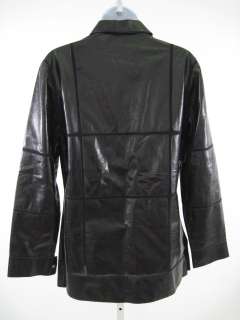 NWT AUTH FENDI Black Leather Jacket Coat Size M $2065  