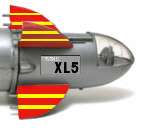 Fireball XL5 Accurate Repro TV Show Stickers Decals  