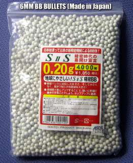 NEW ARRIVAL* 6mm Top Quality .20g BB Bullets (Made in Japan) x 