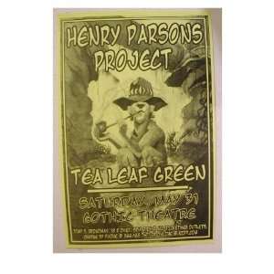   Project Tea Leaf Green Handbill Poster Gothic Theatre