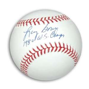  Larry Bowa Autographed/Hand Signed MLB Baseball inscribed 