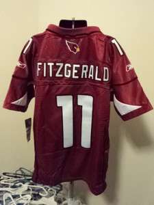 Reebok NFL Arizona Cardinals Larry Fitzgerald Premier Sewn Youth 