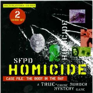 SFPD Homicide PC CD police murder investigation game  