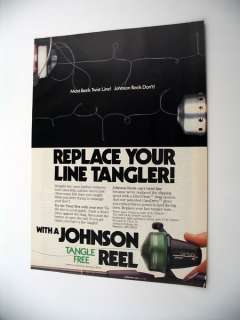 1985 print Ad for Johnson Century 225 Fishing Reel  