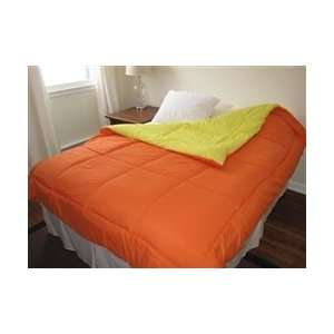   Orange/Yellow Reversible College Comforter   Twin XL