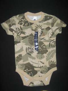 Baby Gap Camo Onesie Shirt 12 18 18 24 NWT  